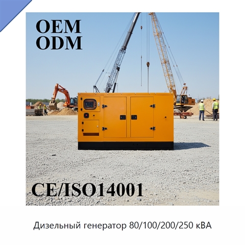 Дизельный генератор 80/100/200/250 кВА