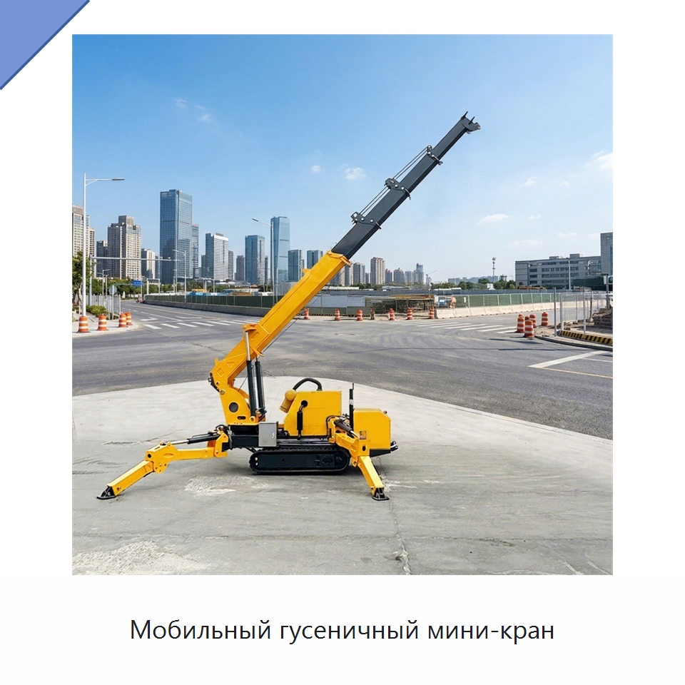 Мобильный гусеничный мини-кран — Краны