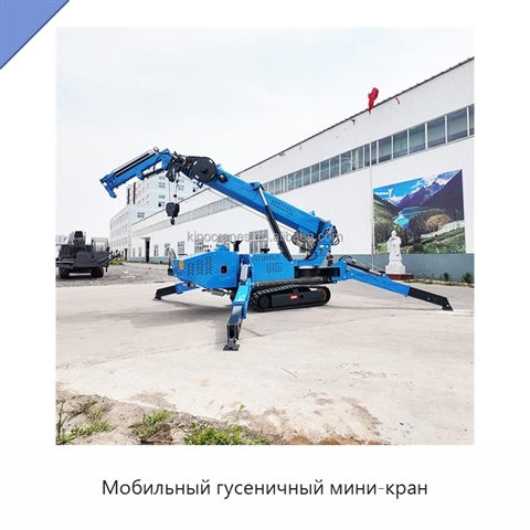 Мобильный гусеничный мини-кран