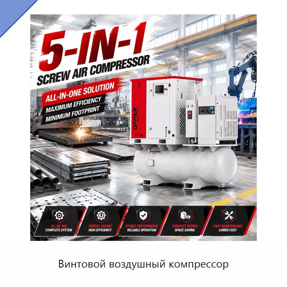 Винтовой воздушный компрессор — Промышленные компрессоры