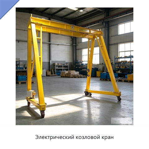 Электрический козловой кран