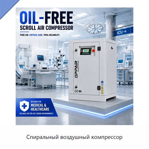 Спиральный воздушный компрессор