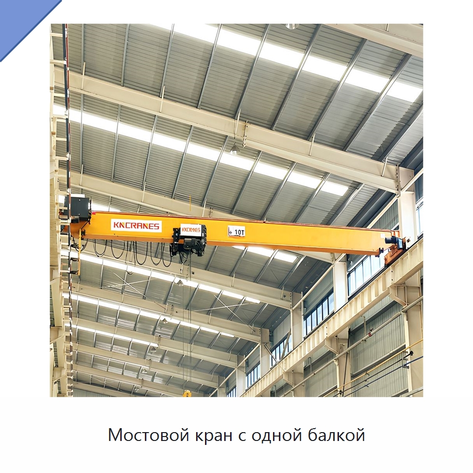 Мостовой кран с одной балкой — Краны