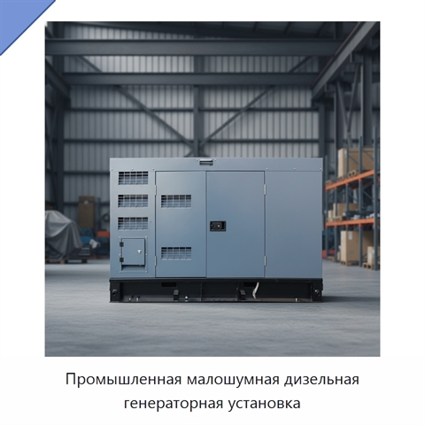 Промышленная малошумная дизельная генераторная установка