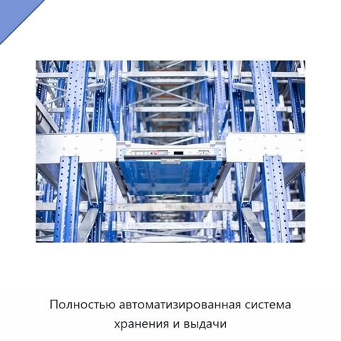 Полностью автоматизированная система хранения и выдачи