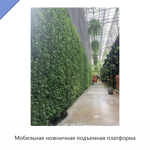 Мобильная ножничная подъемная платформа