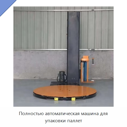 Полностью автоматическая машина для упаковки паллет — Оберточные машины
