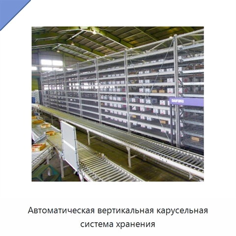 Автоматическая вертикальная карусельная система хранения