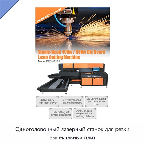 Одноголовочный лазерный станок для резки высекальных плит