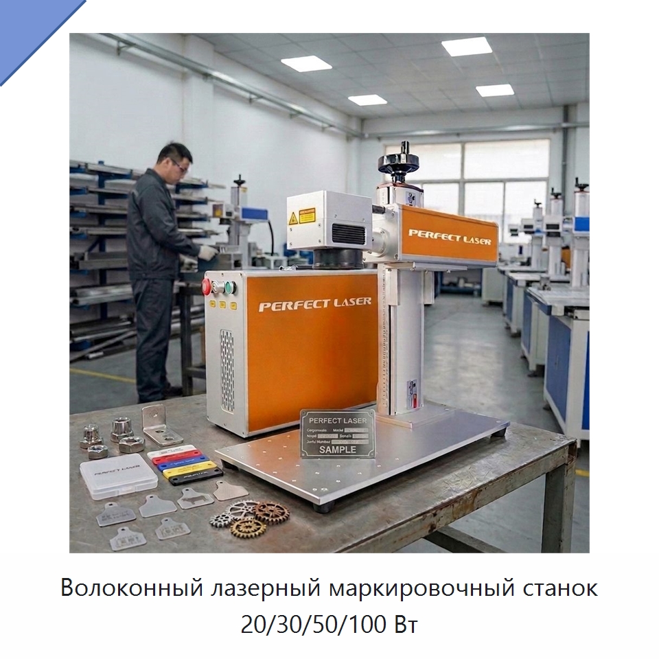 Волоконный лазерный маркировочный станок 20/30/50/100 Вт — Лазерные маркировочные станки