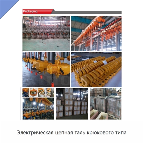 Электрическая цепная таль крюкового типа