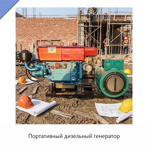 Портативный дизельный генератор