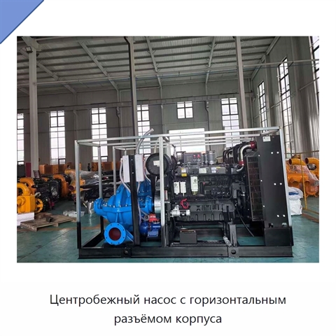 Центробежный насос с горизонтальным разъёмом корпуса
