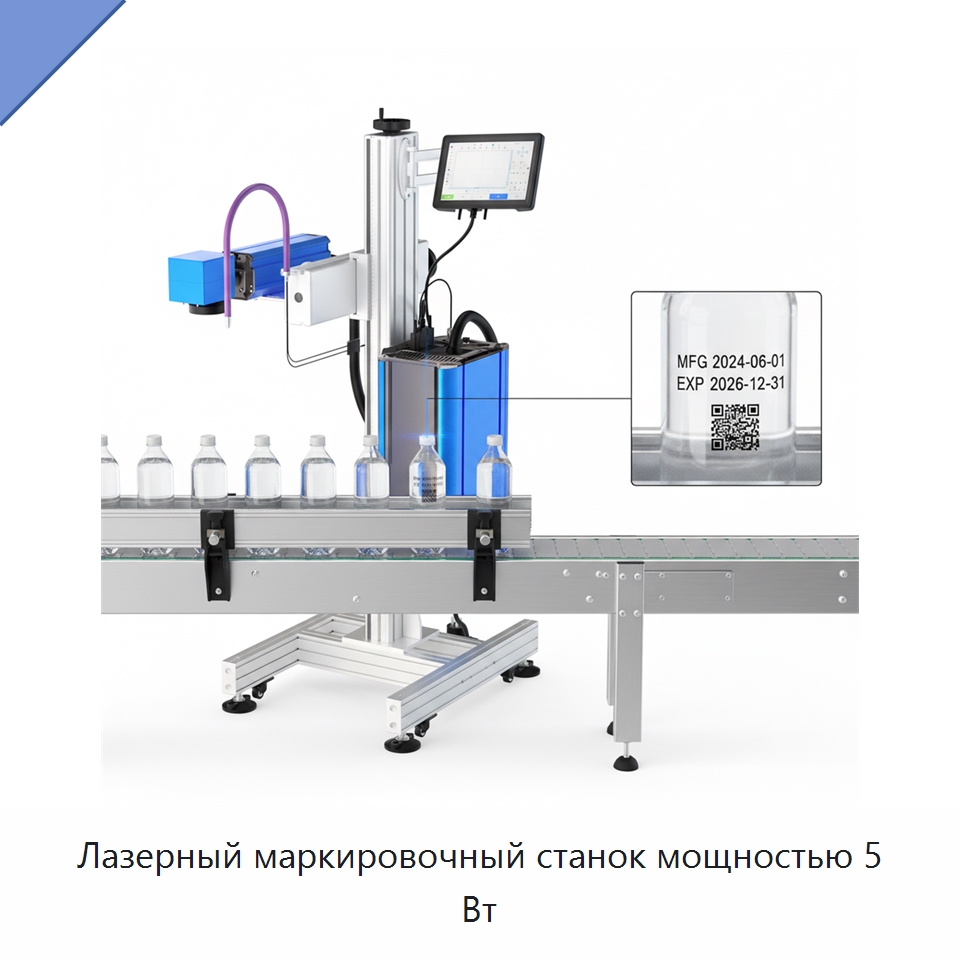 Лазерный маркировочный станок мощностью 5 Вт — Лазерные маркировочные станки