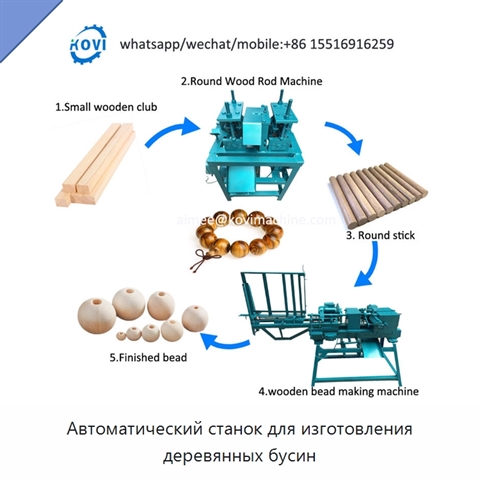 Автоматический станок для изготовления деревянных бусин