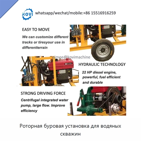 Роторная буровая установка для водяных скважин
