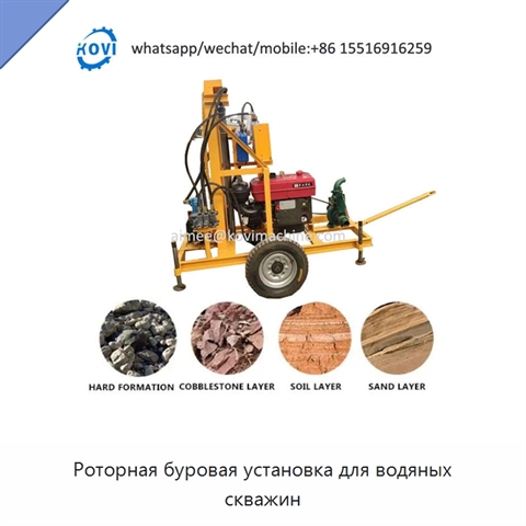 Роторная буровая установка для водяных скважин
