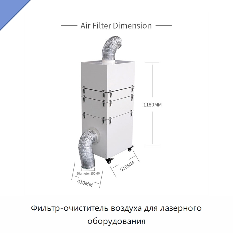 Фильтр-очиститель воздуха для лазерного оборудования — Фильтрационное оборудование
