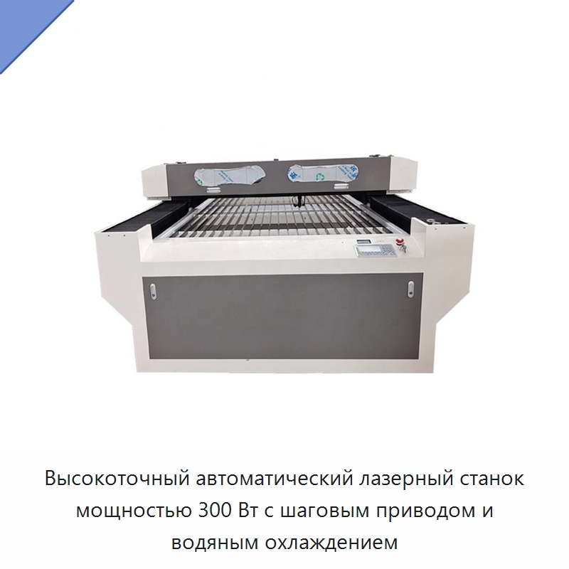 Высокоточный автоматический лазерный станок мощностью 300 Вт с шаговым приводом и водяным охлаждением — Станки лазерной резки