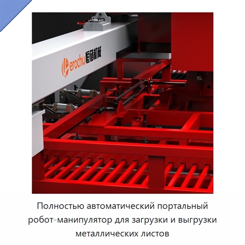 Полностью автоматический портальный робот-манипулятор для загрузки и выгрузки металлических листов