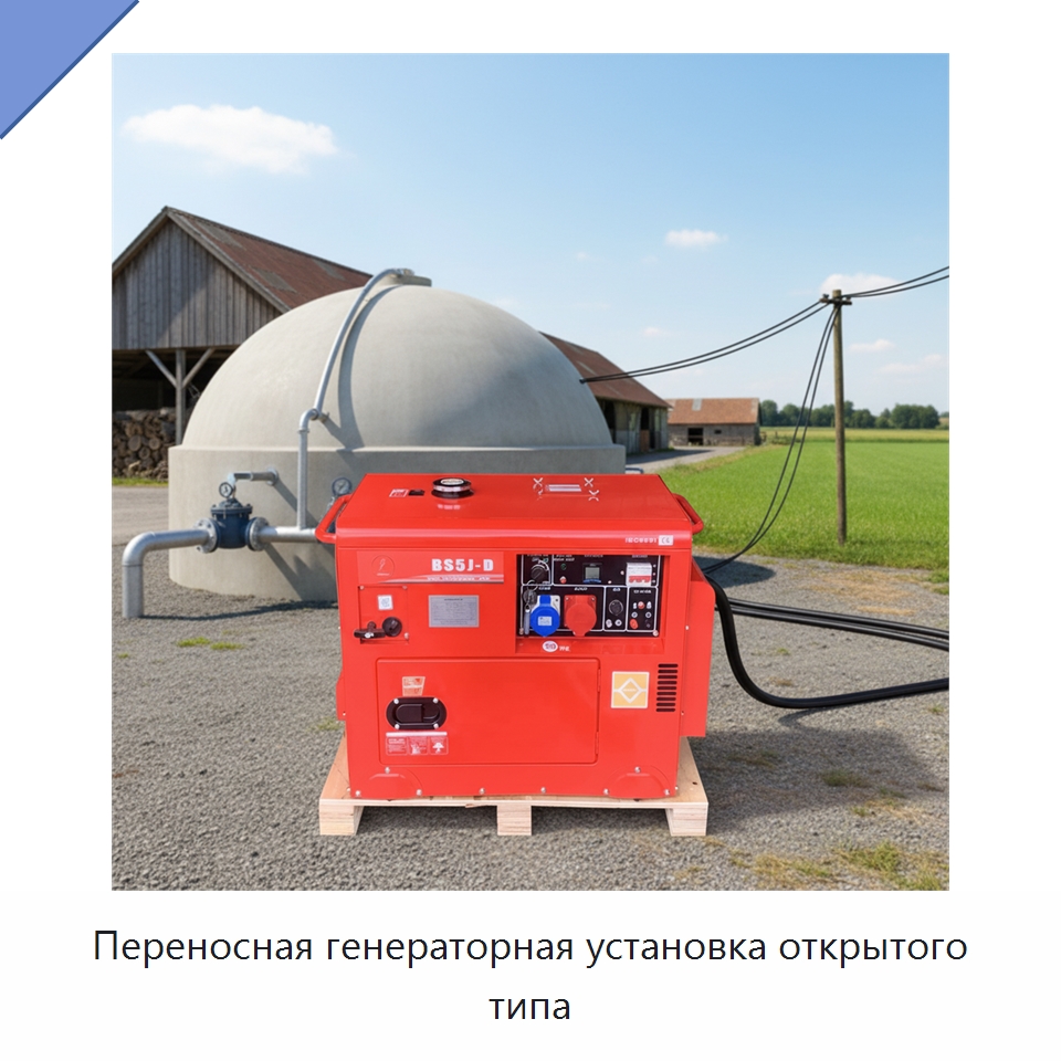 Переносная генераторная установка открытого типа — Дизельные генераторы