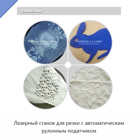 Лазерный станок для резки с автоматическим рулонным податчиком