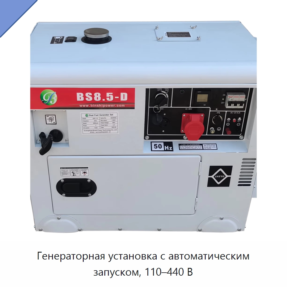Генераторная установка с автоматическим запуском, 110–440 В — Газотурбинные генераторы