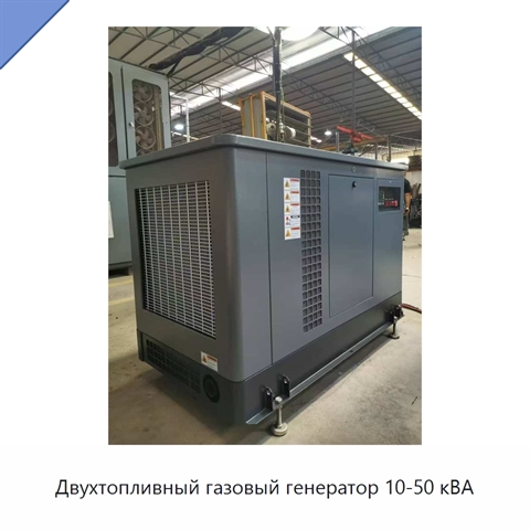 Двухтопливный газовый генератор 10-50 кВА