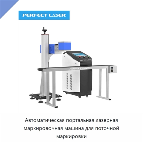 Автоматическая портальная лазерная маркировочная машина для поточной маркировки