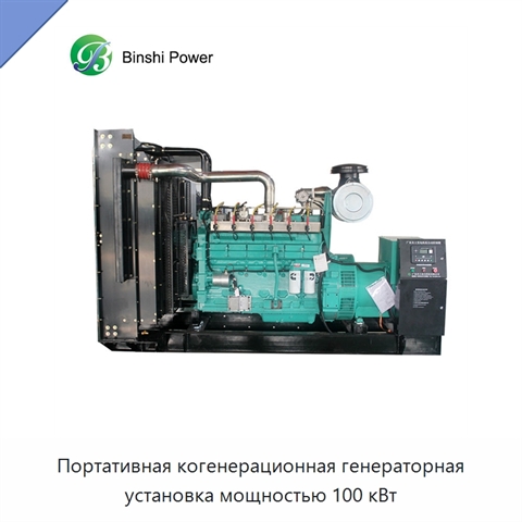 Портативная когенерационная генераторная установка мощностью 100 кВт