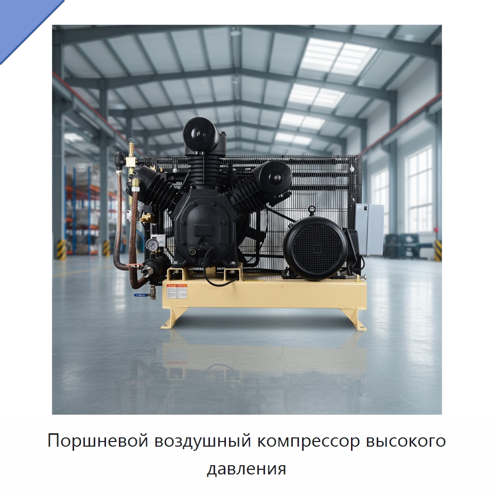 Поршневой воздушный компрессор высокого давления — Промышленные компрессоры