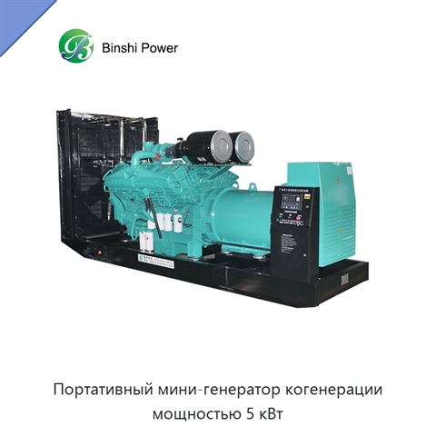 Портативный мини-генератор когенерации мощностью 5 кВт