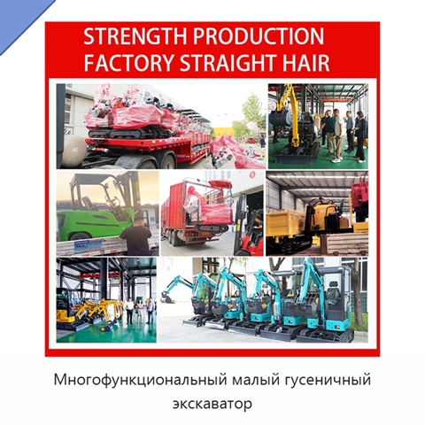 Многофункциональный малый гусеничный экскаватор