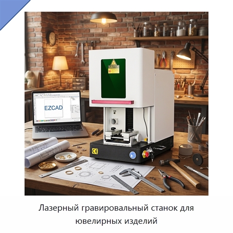 Лазерный гравировальный станок для ювелирных изделий