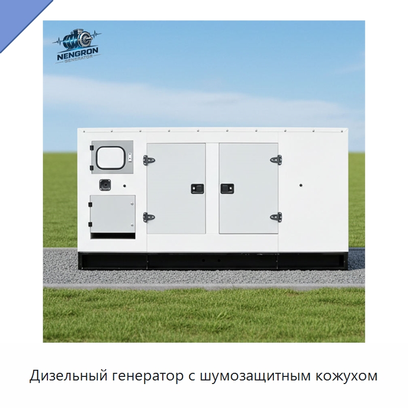 Дизельный генератор с шумозащитным кожухом — Дизельные генераторы