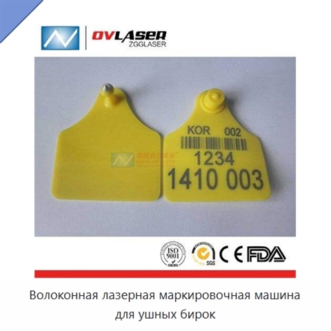 Волоконная лазерная маркировочная машина для ушных бирок