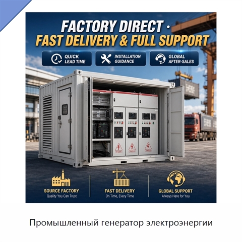 Промышленный генератор электроэнергии