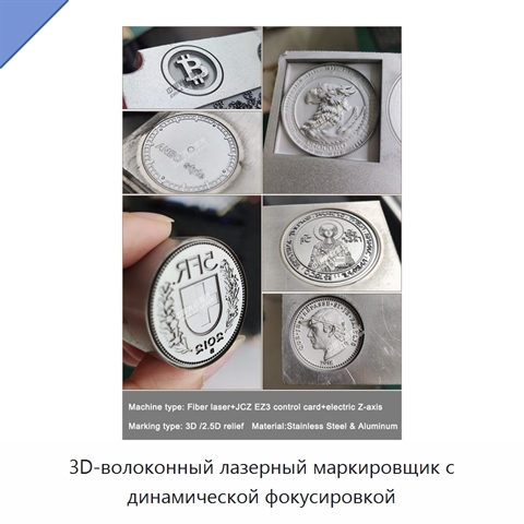 3D-волоконный лазерный маркировщик с динамической фокусировкой