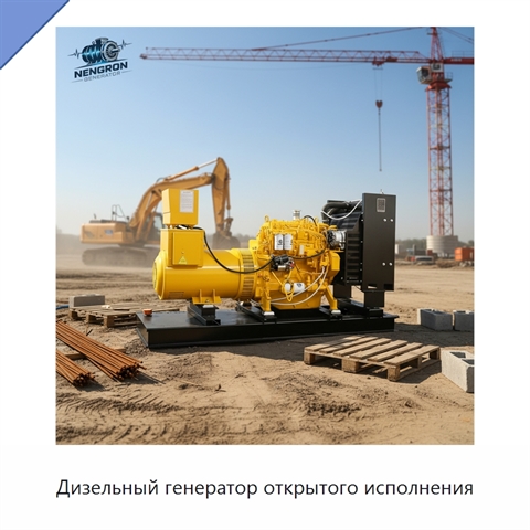 Дизельный генератор открытого исполнения