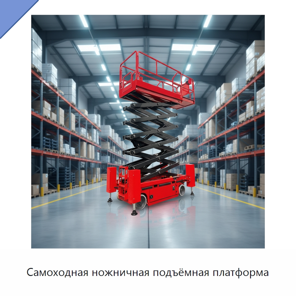 Самоходная ножничная подъёмная платформа — Подъемные столы