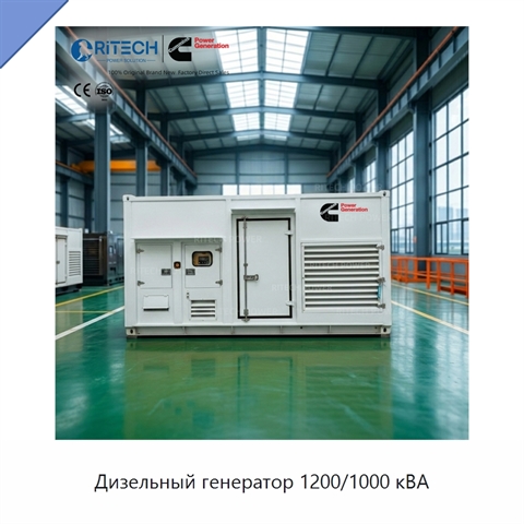 Дизельный генератор 1200/1000 кВА