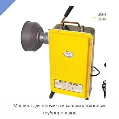 Машина для прочистки канализационных трубопроводов