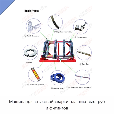 Машина для стыковой сварки пластиковых труб и фитингов