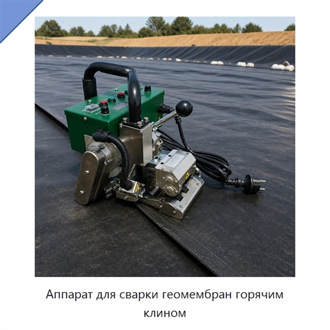 Аппарат для сварки геомембран горячим клином