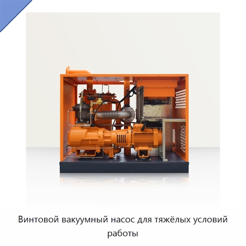 Винтовой вакуумный насос для тяжёлых условий работы
