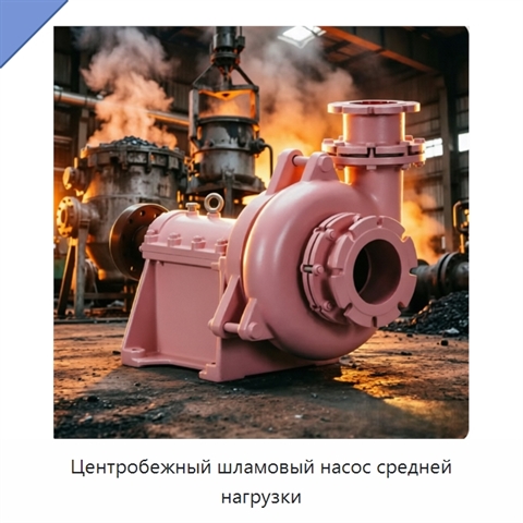 Центробежный шламовый насос средней нагрузки