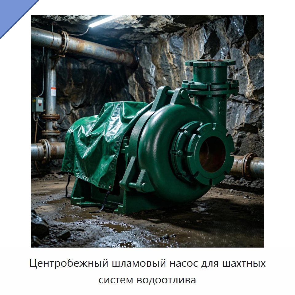 Центробежный шламовый насос для шахтных систем водоотлива — Насосы