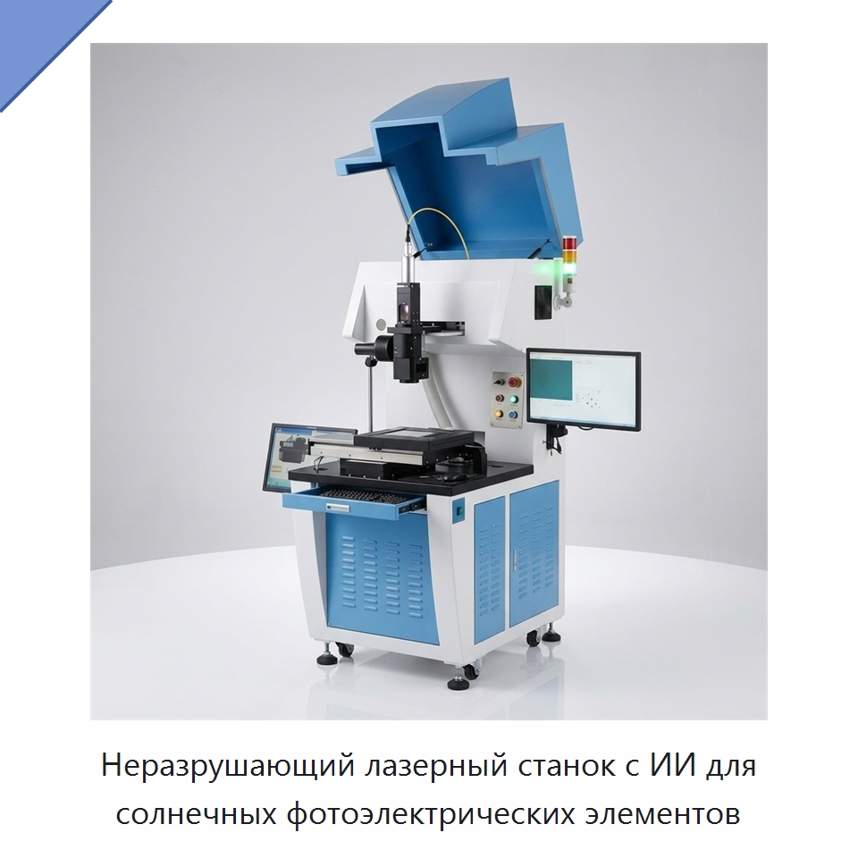 Неразрушающий лазерный станок с ИИ для солнечных фотоэлектрических элементов — Станки лазерной резки