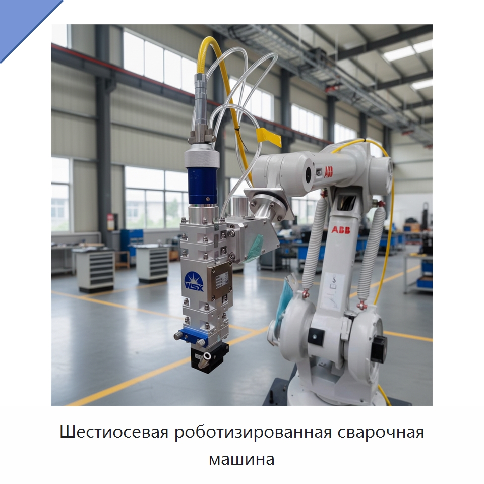 Шестиосевая роботизированная сварочная машина — Установки лазерной сварки