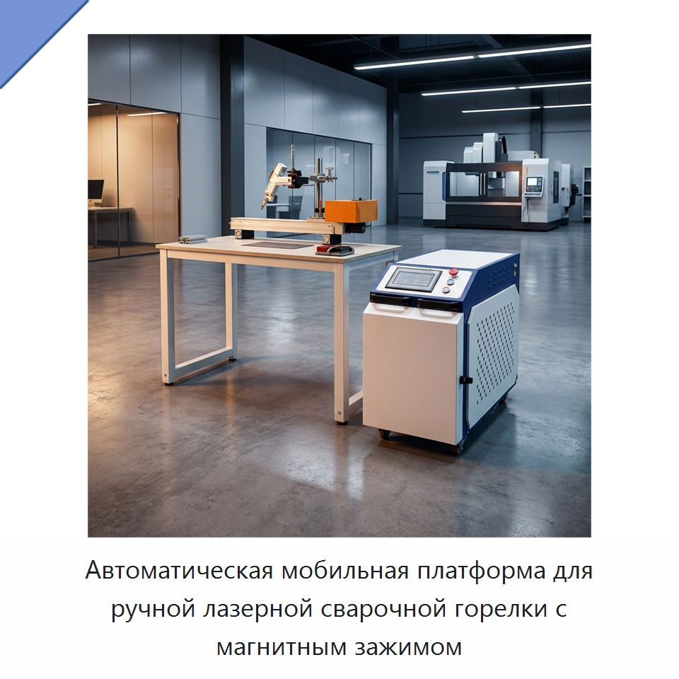 Автоматическая мобильная платформа для ручной лазерной сварочной горелки с магнитным зажимом — Комплектующие для лазерного оборудования